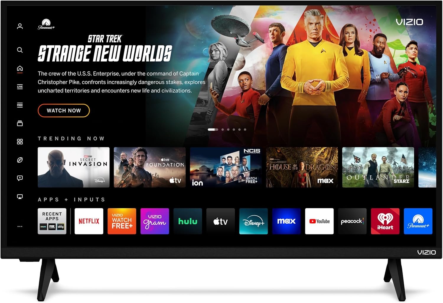 VIZIO 40-inch Full HD 1080p Smart TV with DTS Virtual: X, Alexa Compatibility, Chromecast Built-in, Bluetooth Headphone Capable (Renewed)