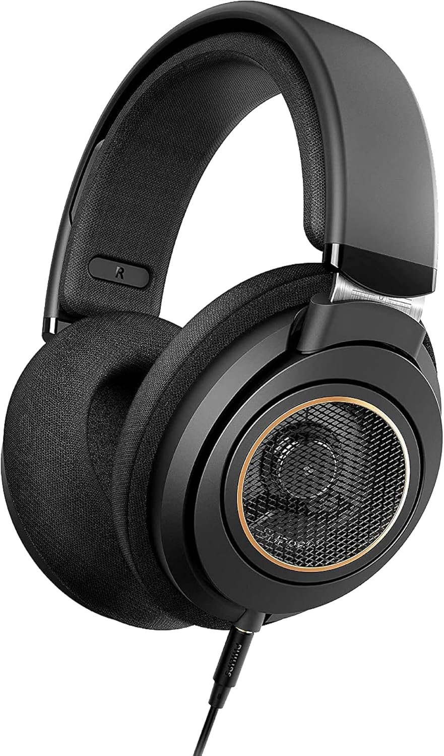 Philips Open Back Wired Headphones – Cushioned Over Ear Headphones with Adjustable Headband for Ultimate Comfort and Superior Sound Quality, Plugs into TV, Stereo or PC, Ideal for Podcasts or Music