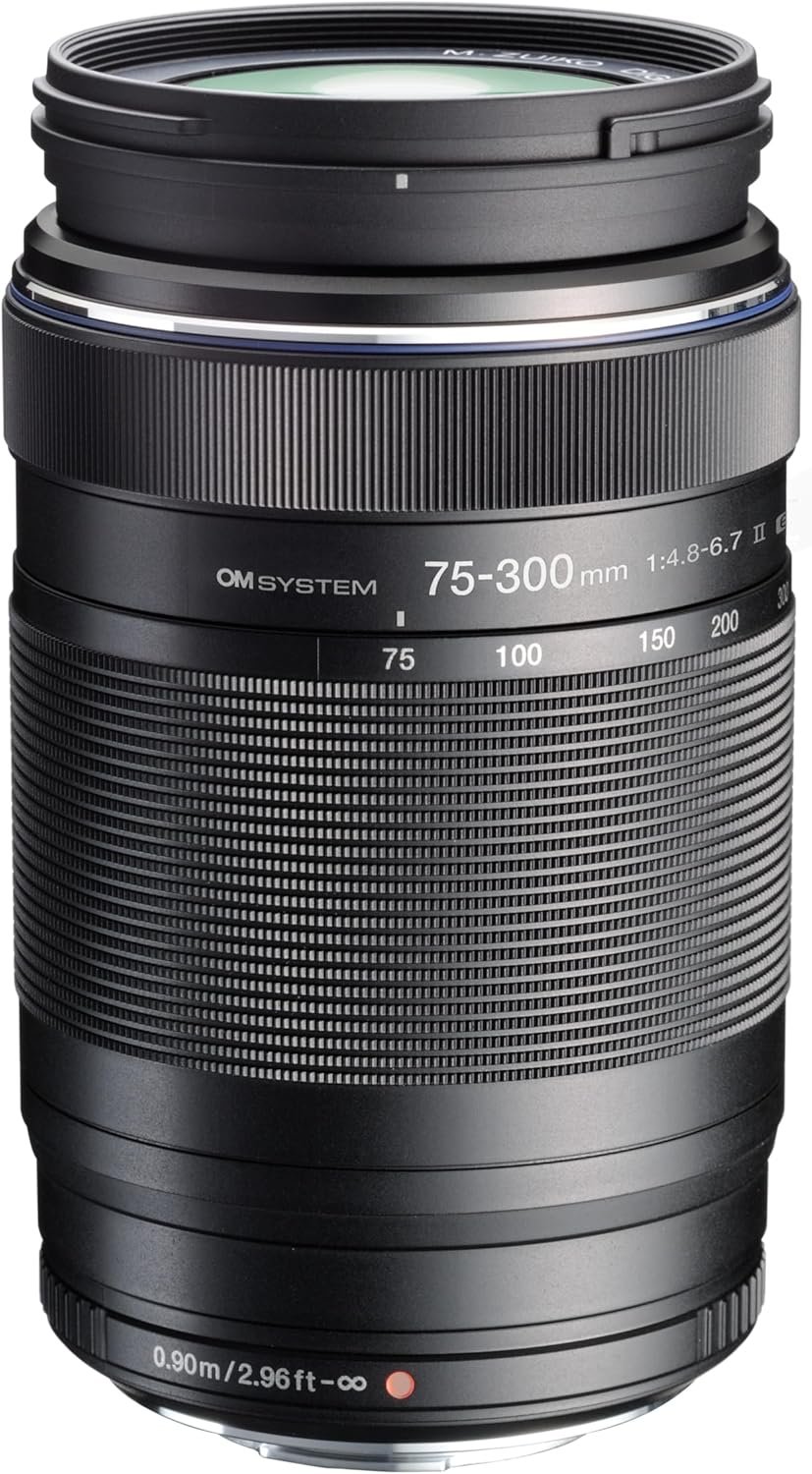 OM SYSTEM Olympus M.Zuiko Digital 75-300mm F4.8-6.7 for Micro Four Thirds System Camera, Compact Powerful Zoom Lens, Outdoor