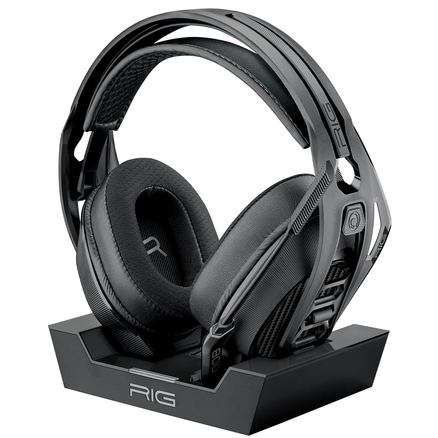 RIG 800 PRO HX Wireless Gaming Headset & Multi-Function Base Station Xbox | Officially Licensed for Xbox Series X|S, Xbox One, PC – Dolby Atmos 3D Audio – Up to 60 Hour Battery – Flip-to-Mute Mic