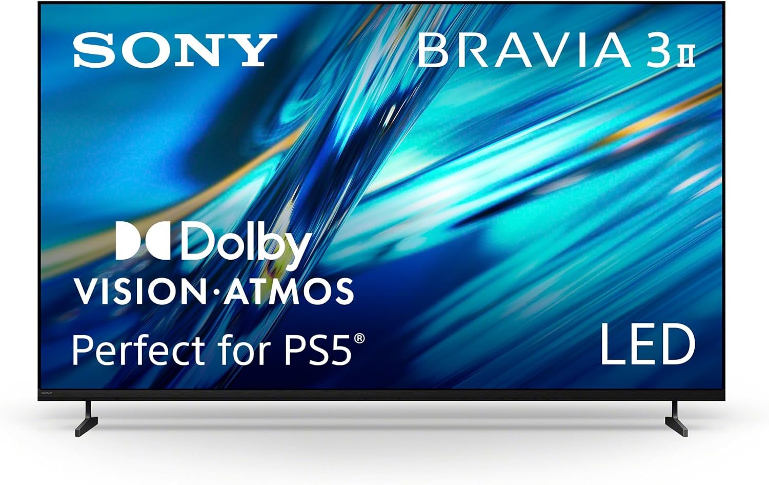 Sony 55 Inch BRAVIA 3 II LED 4K HDR Smart Google TV with Gemini K-55XR30M2 | XR Processor with AI Technology, Dolby Vision/Atmos, 120Hz Refresh Rate, 4K movie credits included, 4xHDMI 2.1, PS5 Features