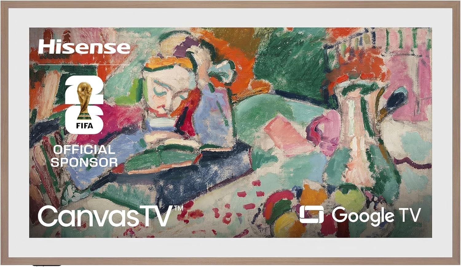 Hisense 65-Inch Class QLED 4K S7N CanvasTV™ Series Dolby Vision HDR Google Smart TV (65S7N) – 144Hz, Art Mode, Anti-Glare Panel, Hi-Matte Display, Frame & UltraSlim Wall Mount Included