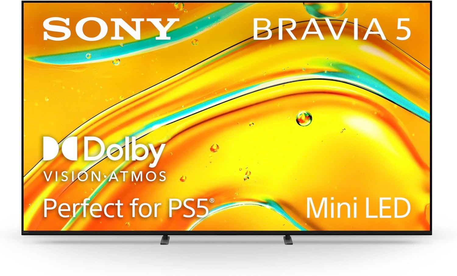 Sony 85 Inch BRAVIA 5 Mini LED 4K HDR Smart Google TV (K-85XR50) | XR Processor with AI Technology, Dolby Vision/Atmos, XR Backlight Master Drive, 120Hz Refresh Rate, 4K movie credits included