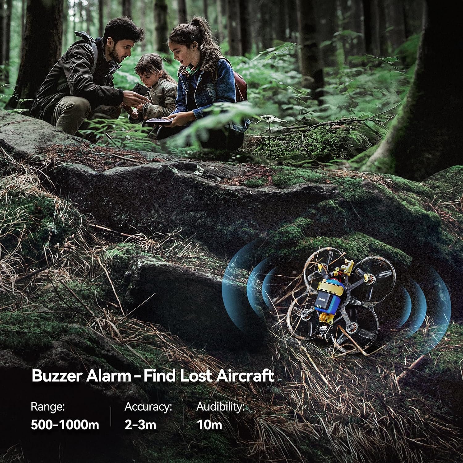 Ruko F11PRO 2 Drone with 6K Camera and R111S RID Module with GPS Tracker